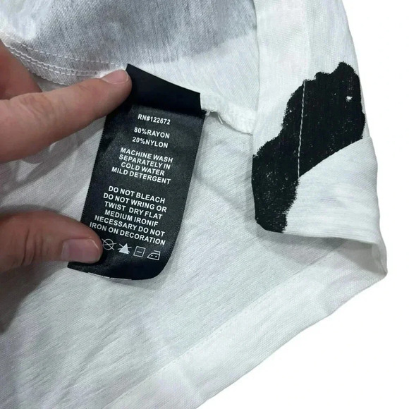 Neo Noble White Artsy Cinched Shirt Dress M - Picture 8 of 8